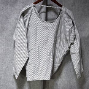 Amber Sakai Black & White Micro Check Sculptural Top